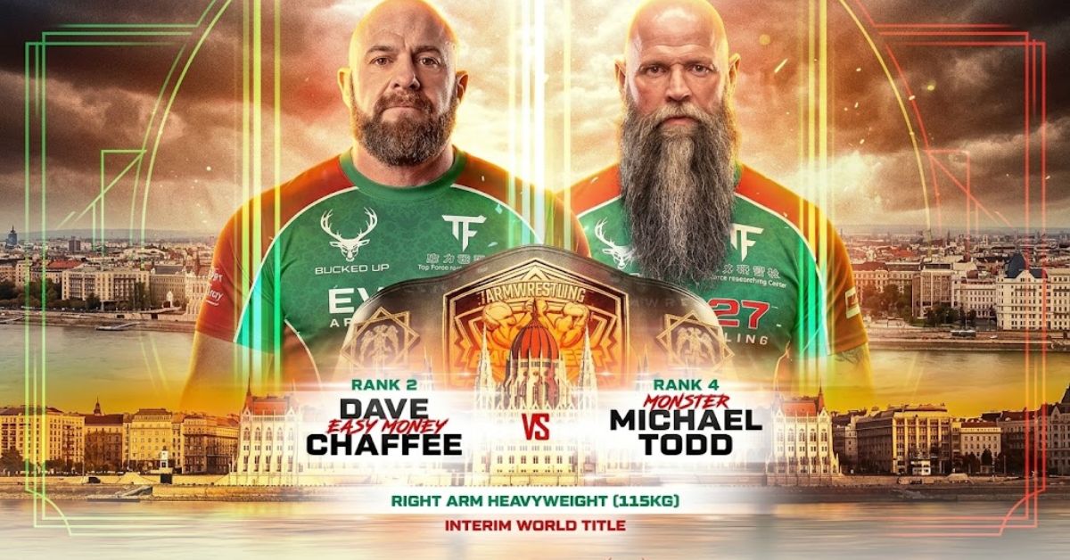 Two Veterans fighting for the heavyweight world title: “monster” Michael Todd vs Dave “easy money” Chaffee.